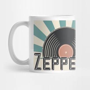 Retro band Zepplin and Classic Mug